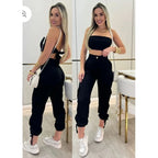 CONJUNTO CARGO E CROPETS FAIXA (AMARRE)