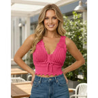 Blusa Feminina Cropped em Tricô Modal - Top Estiloso e Versátil para o Verão | Lançamento da Moda