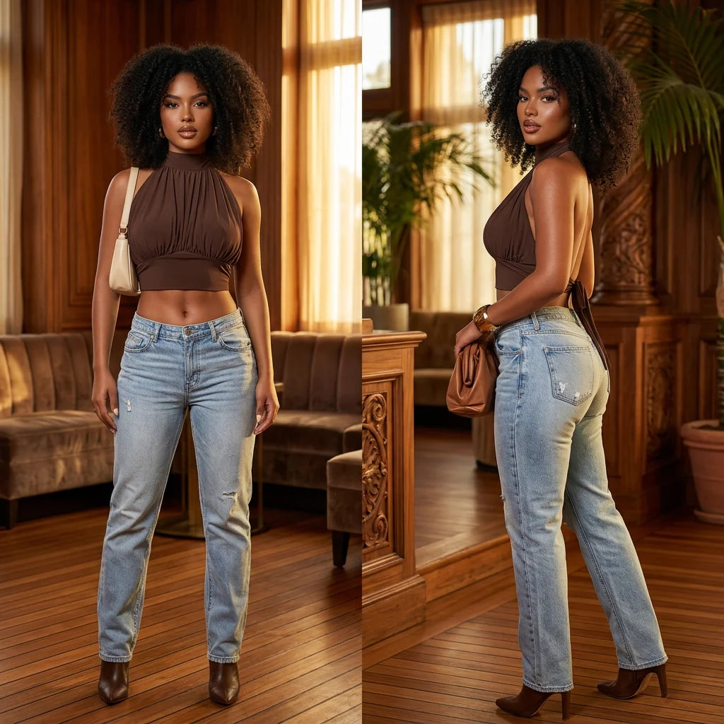 CROPPED GOLA ALTA SERENA